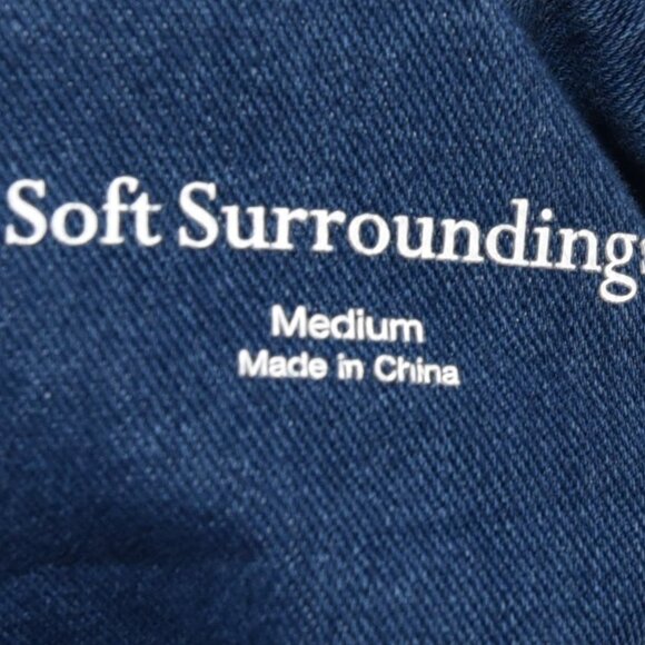 Soft Surroundings Reverie Pull On Denim Jeans Jegging Stretch M - Picture 5 of 10